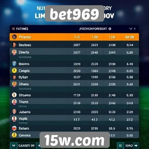 Estatísticas de jogadores ativos no site bet969